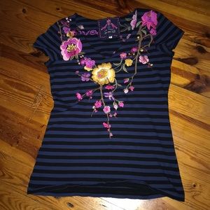 Embroidered t-shirt